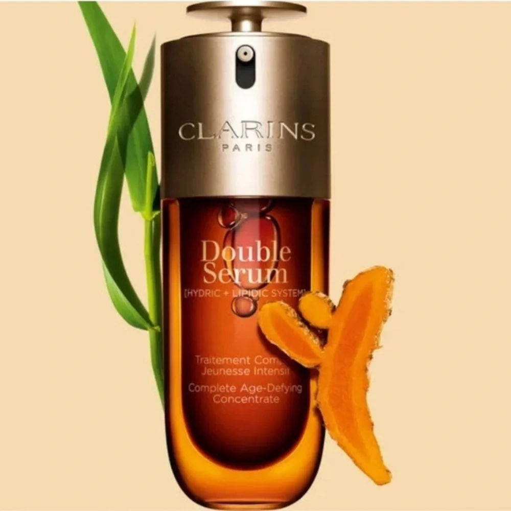 Clarins Double Serum Complete Age Control Concentrate Hydric+Lipidic System, NEW